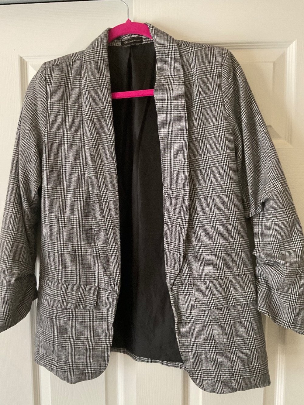 Women’s Plaid Blazer